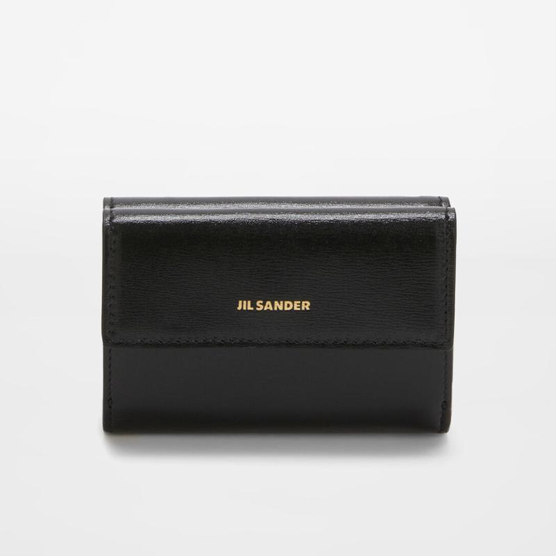 JIL SANDER ジルサンダー ベビーウォレット 三つ折り財布 J07UI0009 P4840 / P5355 レザー コッパー ブラック ピンク ブラウン ブランド レディス ウォレット｜colemo｜03