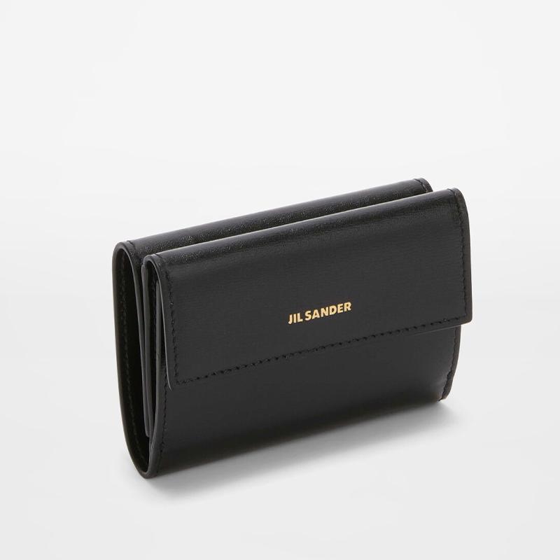 JIL SANDER ジルサンダー ベビーウォレット 三つ折り財布 J07UI0009 P4840 / P5355 レザー コッパー ブラック ピンク ブラウン ブランド レディス ウォレット｜colemo｜09