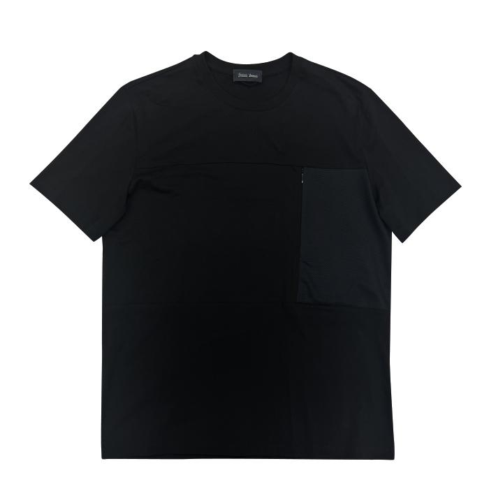 美品 Herno Laminar Tシャツ 黒 ロゴ ブラック ラミナー 半袖 HERNO（ヘルノ） ヘルノメンズ Tシャツ Laminar ラミナー
