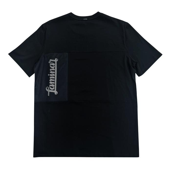美品 Herno Laminar Tシャツ 黒 ロゴ ブラック ラミナー 半袖 HERNO（ヘルノ） ヘルノメンズ Tシャツ Laminar ラミナー