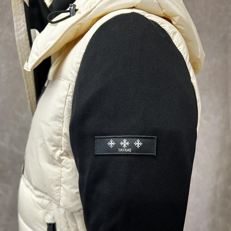 TATRAS タトラス TARO タロ メンズ ライトダウン MJXA0023013588 ブラック アイボリー ブランド ブランド プレゼント 上品 ダウンジャケットの画像