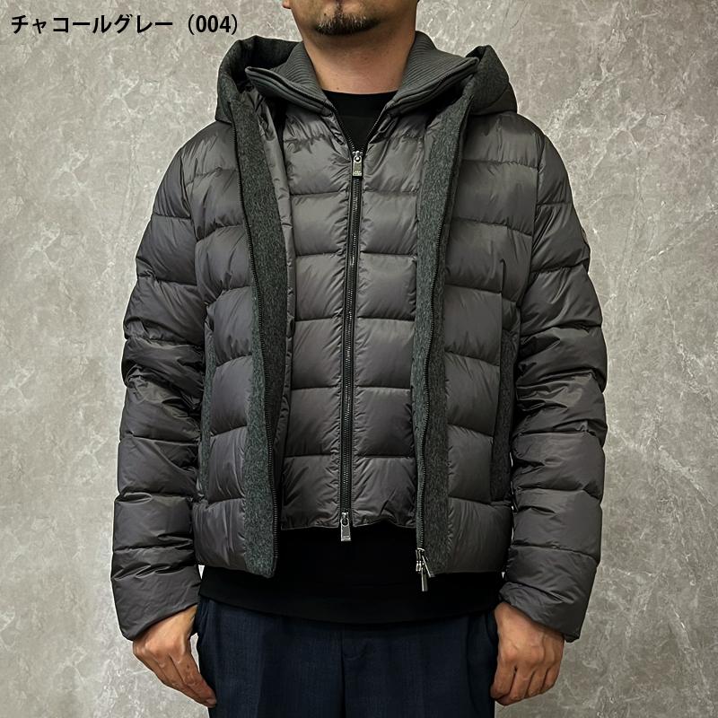 美品❤️TATRAS ノーカラーダウンジャケット　ウール　チャコールグレー　M TATRAS タトラスウールダウンジャケット チャコールグレー Mサイズ