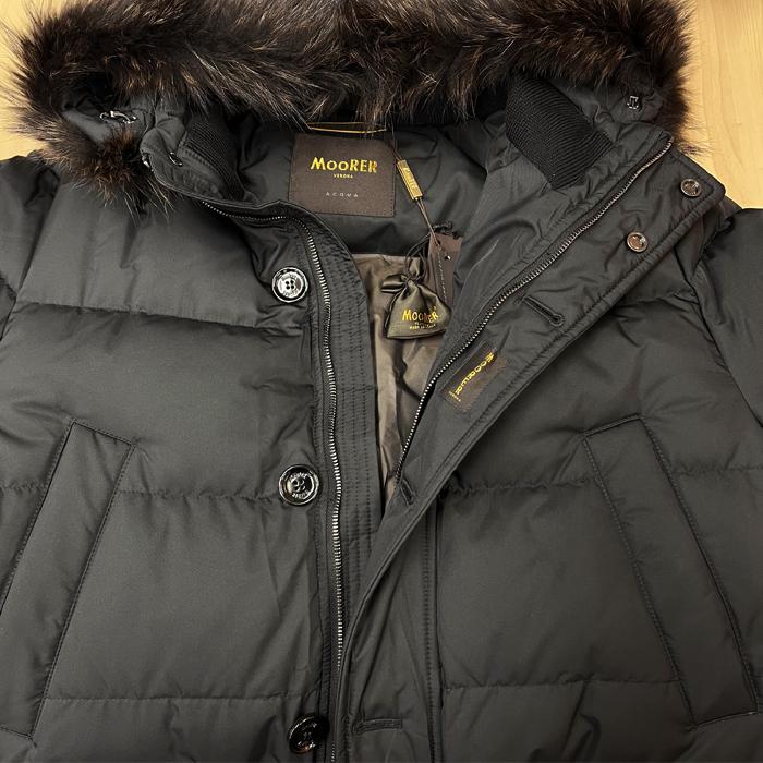 MOORER（ムーレー） BARBIERI-WK ダウンコート バルビエリ メンズ NERO