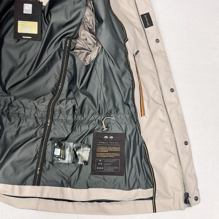 【並行輸入品】 MooRER ムーレー メンズ NED-TES トレンチコート ライトベージュ サイズ 48 50 イタリア製 ブランド アウトレット 特価 セールの画像