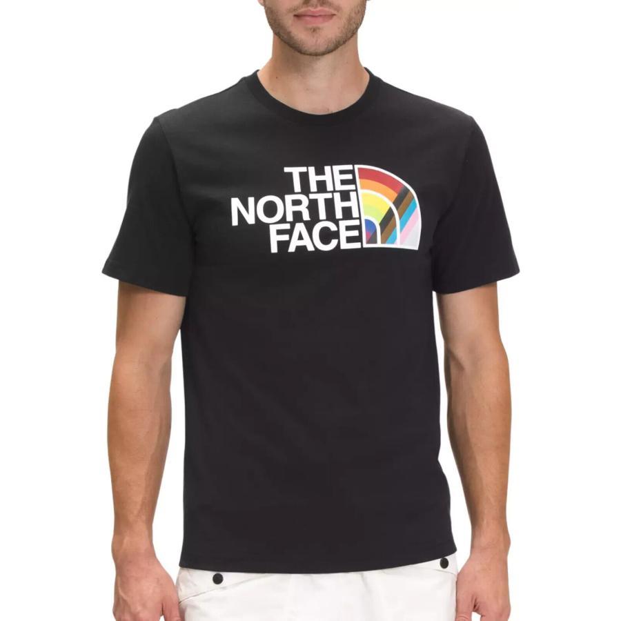 ノースフェイス Tシャツ 半袖 ロゴ メンズ ブランド 虹 NF0A5J9H M S/S PRIDE RECYCLED TEE TNF THE NORTH FACE｜colemo｜03