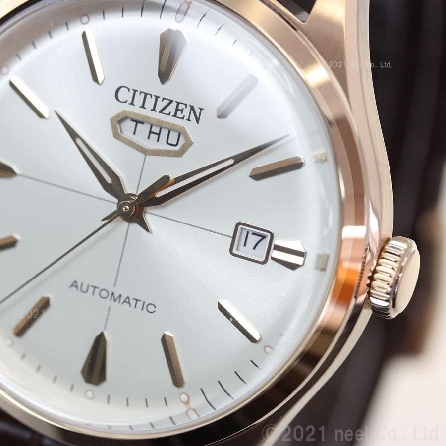 【極美品】シチズン メンズ腕時計 ホワイト 自動巻き ヴィンテージ CITIZEN（シチズン） メンズ ウォッチ 腕時計 NH8393-05A 特定店取扱い