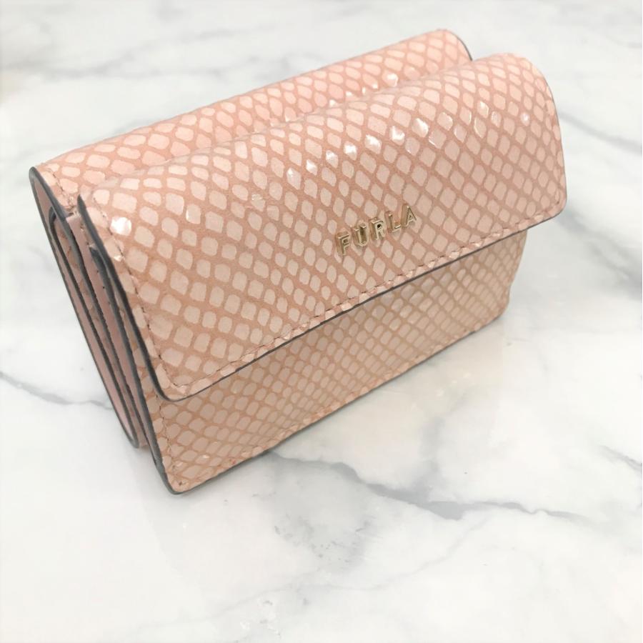 FURLA フルラ バビロン S 三つ折り財布 ピンク PCY9UNO BX0049