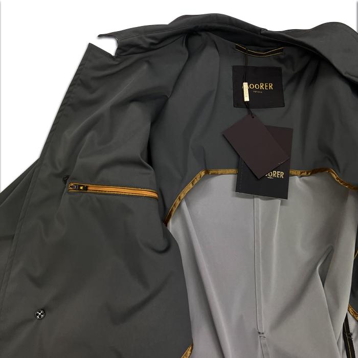 【並行輸入品】 MooRER ムーレー メンズ SCAP / PREZ-TJ トレンチコート TAUPE サイズ 48 50 イタリア製 ブランド 特価 アウトレットの画像