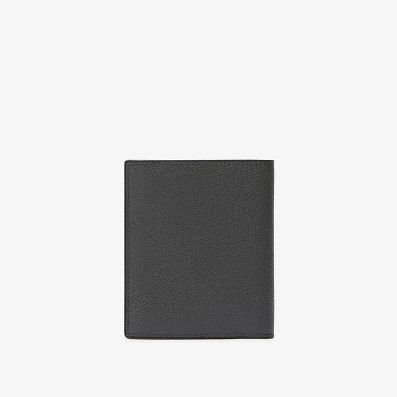 VALEXTRA ヴァレクストラ 小銭入れ付き コンパクト二つ折り ウォレット レディース 財布 3カード SGNL0006028 ブランド ブラック ホワイト ピンク ブルーグレーの画像