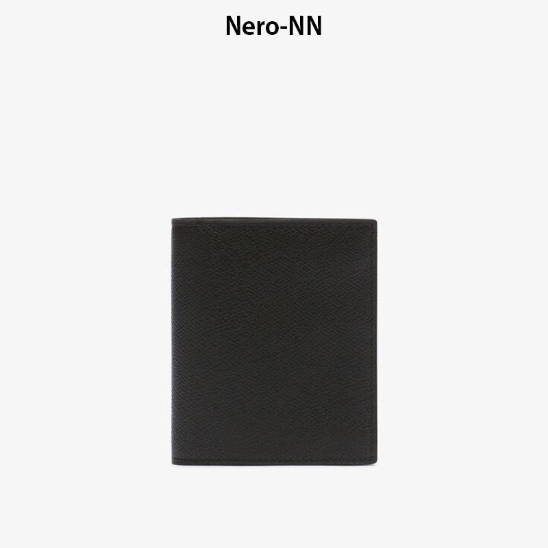 VALEXTRA ヴァレクストラ 小銭入れ付き コンパクト二つ折り ウォレット レディース 財布 3カード SGNL0006028 ブランド ブラック ホワイト ピンク ブルーグレーの画像