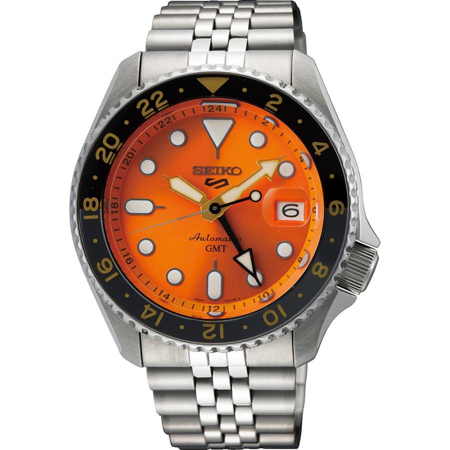 招*猫様 〖ジャンク品〗SEIKO 5自動巻き時計 スポーツ オレンジ セイコー 5スポーツ SKX スポーツ スタイル ミッドサイズモデル