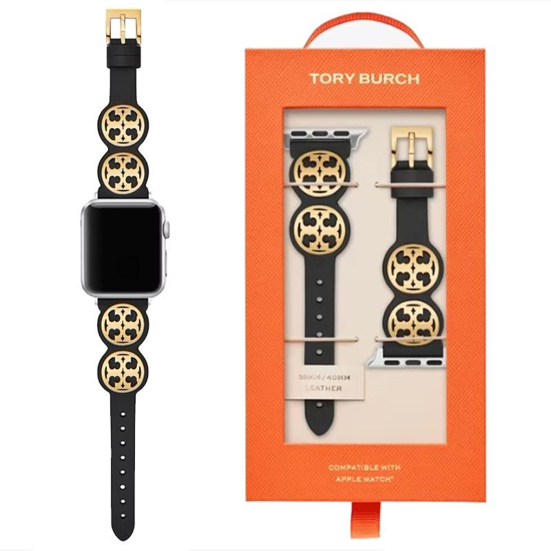 トリーバーチ TORY BURCH アップルウォッチ ベルト レディス バンド (3) TBS0070 レザー38 40 41 mm ブラウン ネイビー ゴールド ホワイト ブラック ブランド｜colemo｜03