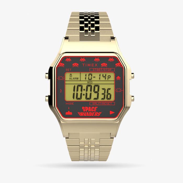 TIMEX スペースインベーダー コラボ 腕時計 　新品 未使用 保証書付き TIMEX スペースインベーダーコラボ（デジタル腕時計）｜TIMEX