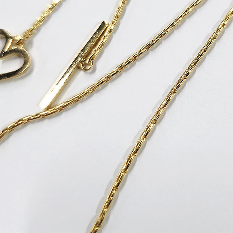 AMI Alexandre Mattiussi 【BOX付属】AMI PARIS チェーンネックレス