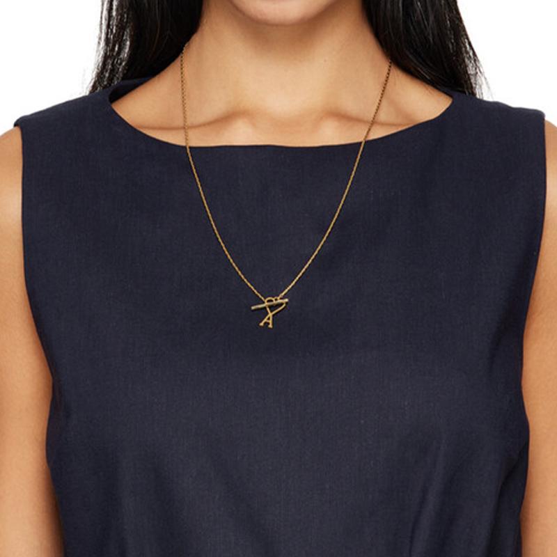 AMI Alexandre Mattiussi 【BOX付属】AMI PARIS チェーンネックレス