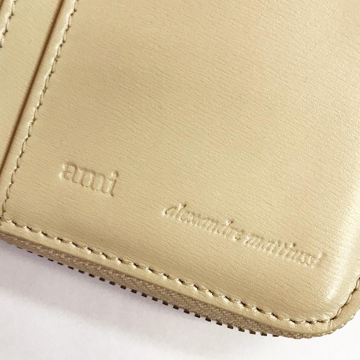 AMI Alexandre Mattiussi PARIS アミパリス 二つ折り財布 ジップ AMI Alexandre Mattiussi PARIS アミパリス 二つ折り財布 ジップ