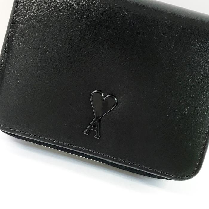 AMI Alexandre Mattiussi PARIS アミパリス 二つ折り財布 ジップ AMI Alexandre Mattiussi PARIS アミパリス 二つ折り財布 ジップ