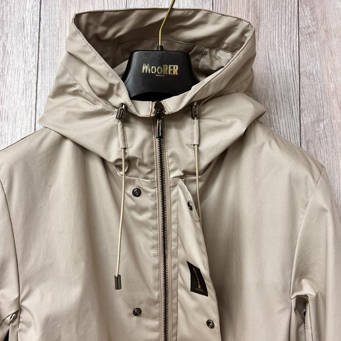 【並行輸入品】アウトレット MooRER ムーレー メンズ WILSON-TES トレンチコート BEIGE ベージュ サイズ 48 50 イタリア製 ブランド 特価 セールの画像