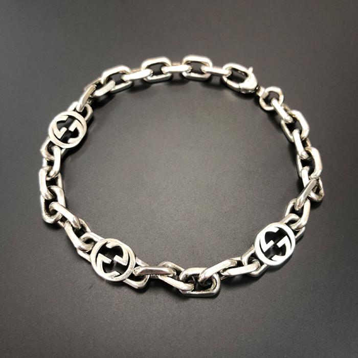 GUCCI グッチ ブレスレット インターロッキングG YBA620798001 GUCCI グッチ ブレスレット インターロッキングG YBA620798001