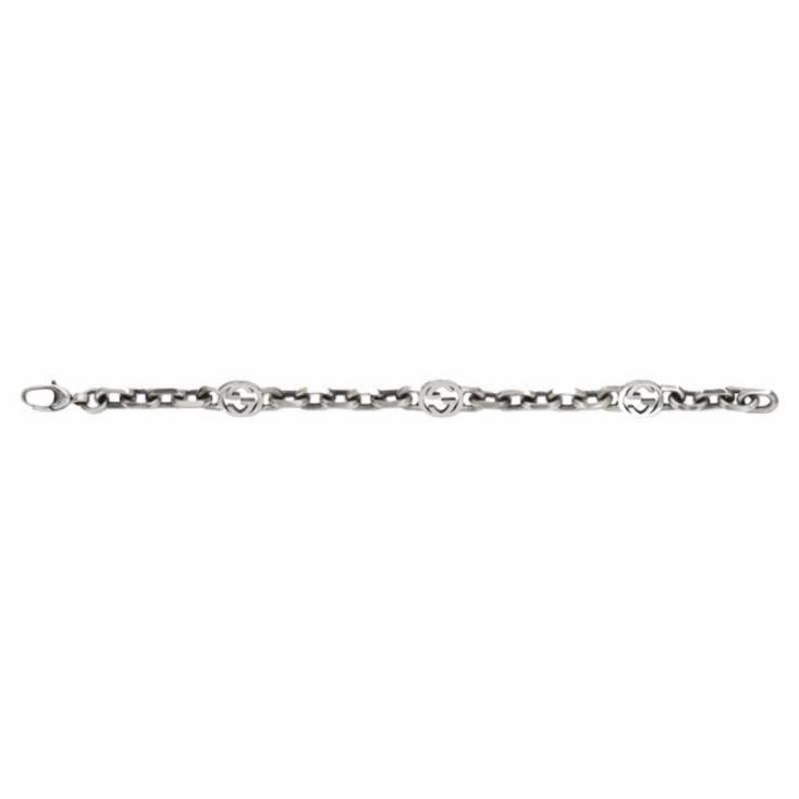 GUCCI グッチ ブレスレット インターロッキングG YBA620798001 GUCCI グッチ ブレスレット インターロッキングG YBA620798001
