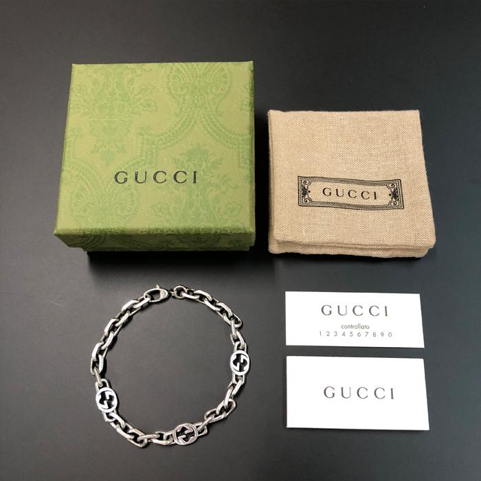 GUCCI グッチ ブレスレット インターロッキングG YBA620798001 GUCCI グッチ ブレスレット インターロッキングG YBA620798001