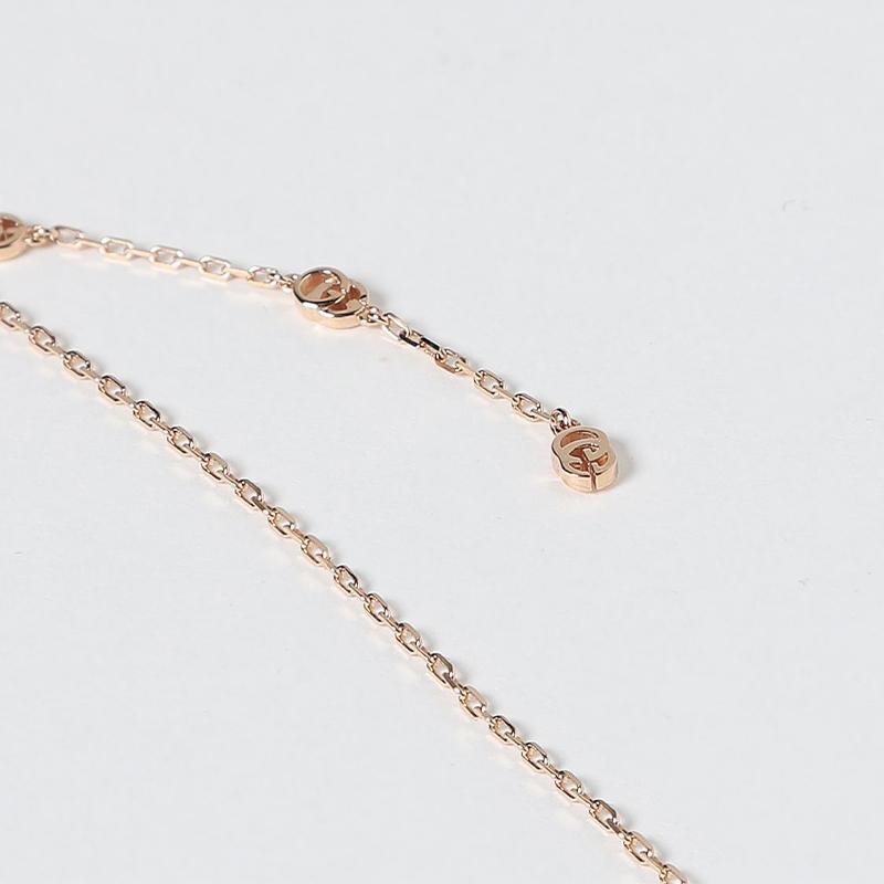 GUCCI（グッチ） GGランニング 18K ネックレス ピンクゴールド