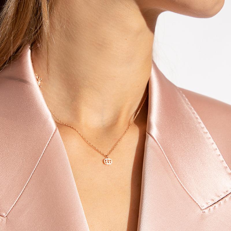 ✨GUCCI✨GG✨ランニング✨K18✨Au750✨ピンクゴールド✨ネックレス✨ GUCCI（グッチ） GGランニング 18K ネックレス ピンクゴールド