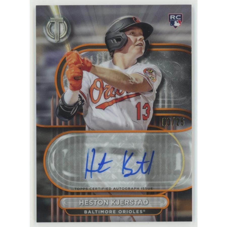 Heston Kjerstad 2024 Topps Tribute Rookie RC Autograph ルーキー 直 