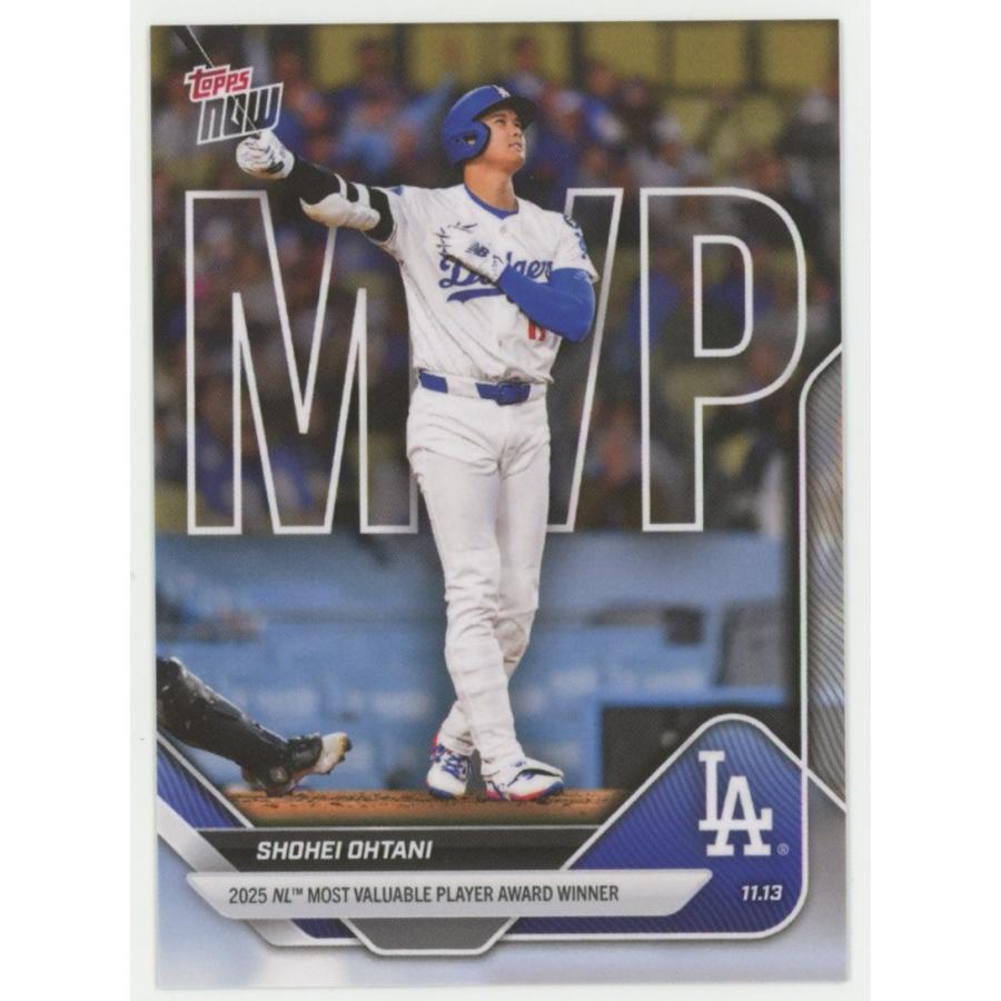 大谷翔平 2025 Topps Now NL Most Valuable Player Award Winner 2025