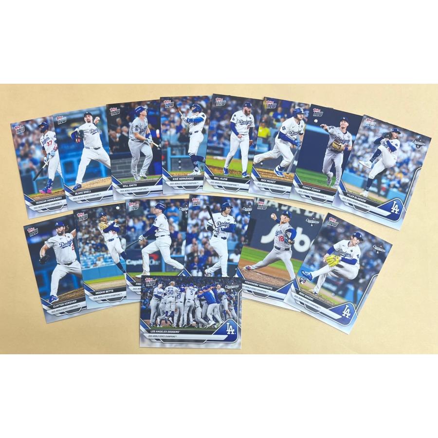 大谷翔平/山本由伸/佐々木朗希 他 2025 Topps Now Los Angeles Dodgers