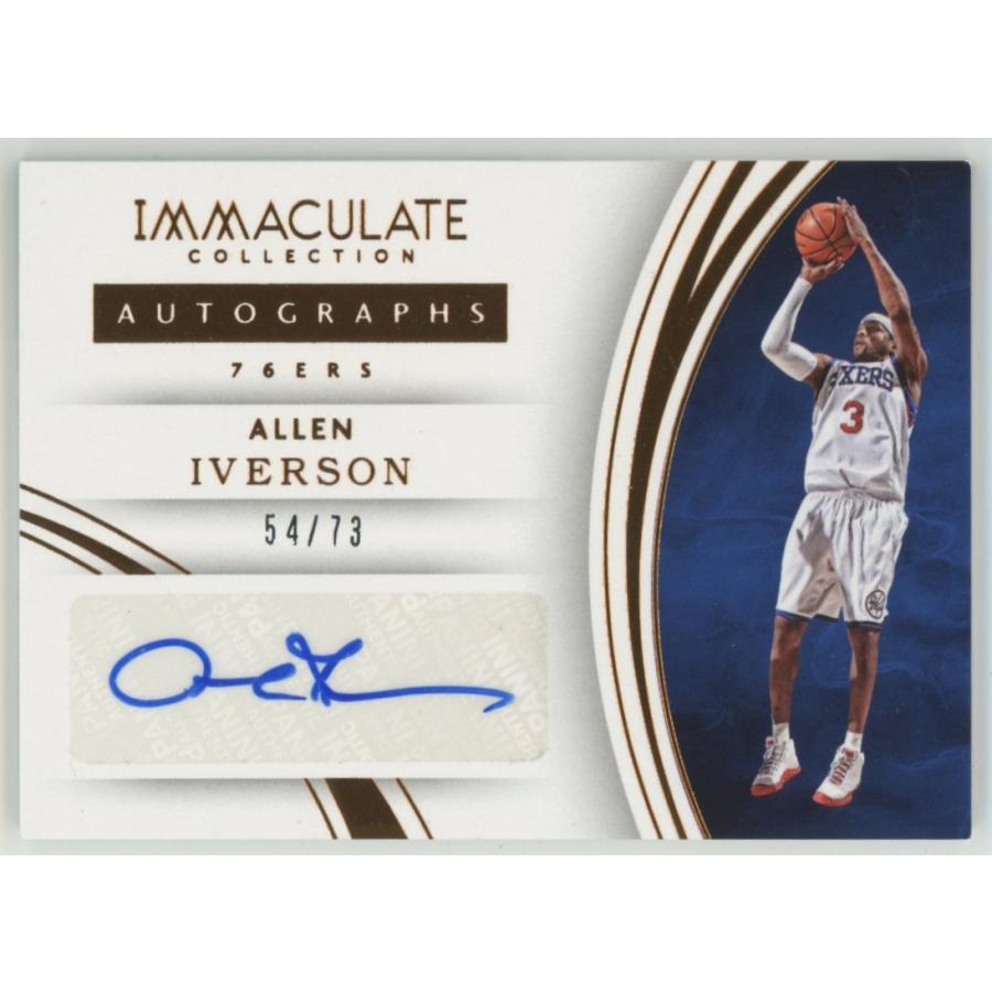Allen Iverson 15/16 Panini Immaculate Collection Autographs 直筆 