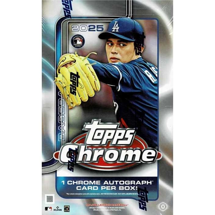 未開封ボックス 2025 Topps Chrome MLB Hobby Box : トレカショップ