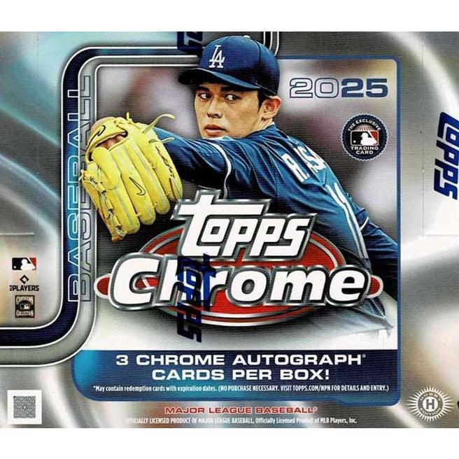 未開封ボックス 2025 Topps Chrome MLB Jumbo Box : トレカショップ