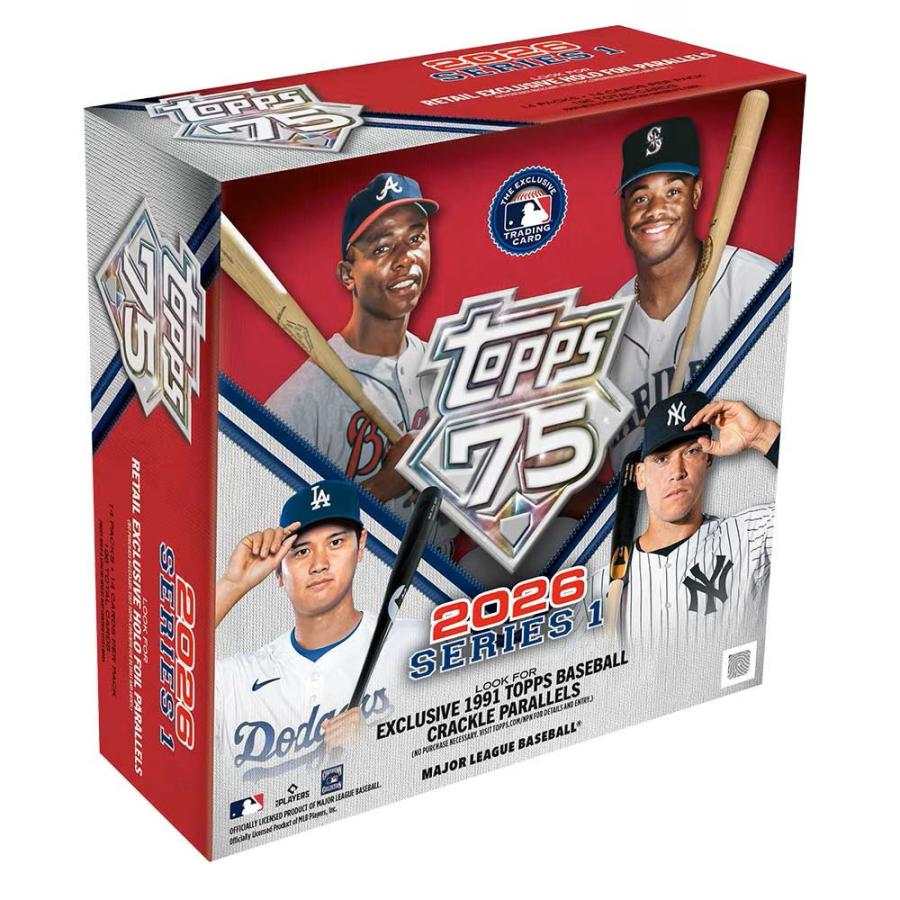 未開封ボックス 2026 Topps Series1 MLB Mega Box : トレカショップ 