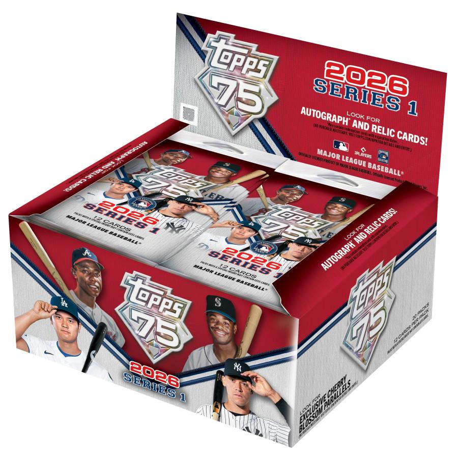 日プ 新世界 ポップアップ ラントレ 新品未開封 5枚入り 5セット トレカ 未開封ボックス 2026 Topps Series1 MLB Japan Edition Box : トレカ