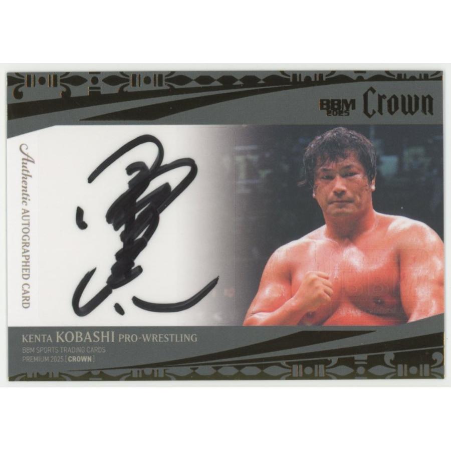 小橋建太/プロレス 2025 BBM CROWN 直筆サインカード 51/58 : トレカ