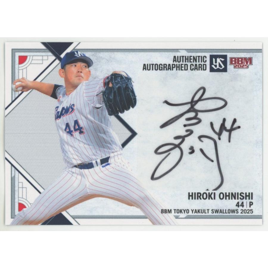 大西広樹 2025 BBM 東京ヤクルトスワローズ 直筆サインカード 86/90