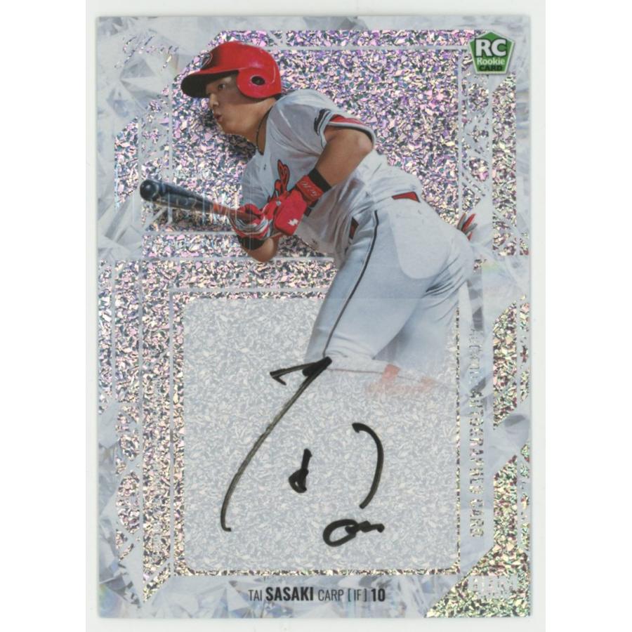 佐々木泰/広島 2025 BBM GLORY 直筆サインカード RC ルーキー 05/10