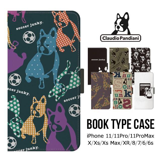 スマホケース iPhoneSE(第2世代)/8/7 サッカージャンキー 手帳型 ケース 犬｜collaborn-plus