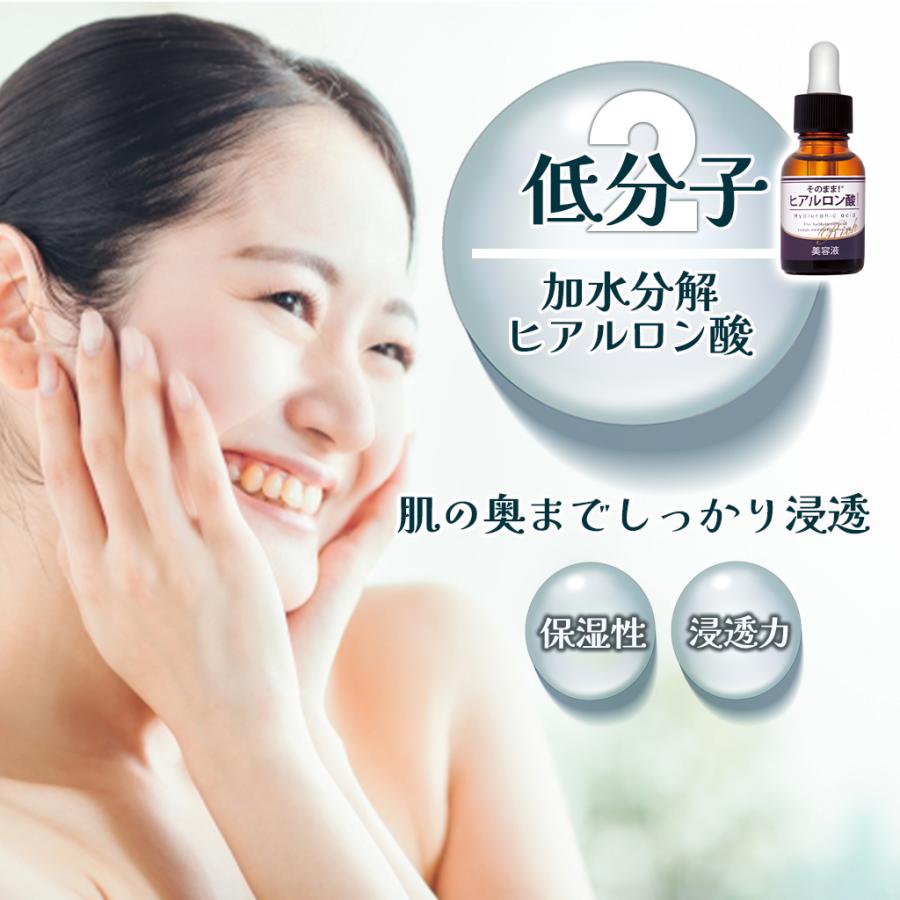 そのまま！（シンエイ） ヒアルロン酸 効果 ヒアルロン酸原液 20ml美容