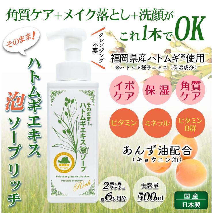 クレンジング 洗顔フォーム メイク落とし 泡洗顔 500ml スキンケア