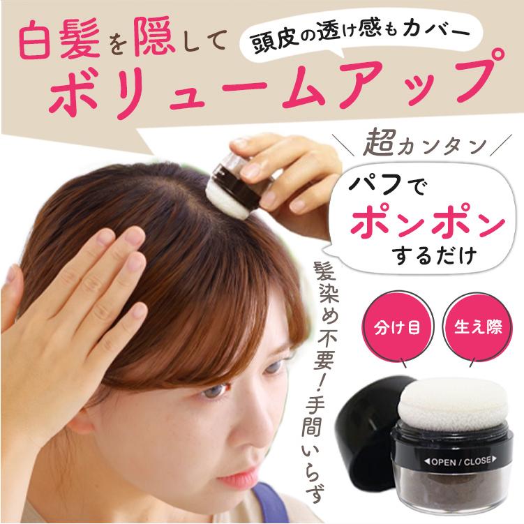 そのまま！（シンエイ） 敬老の日ギフト 白髪隠し 薄毛隠し パウダー