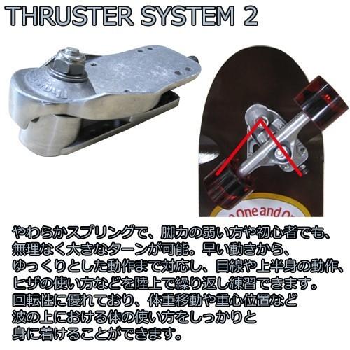 サーフスケートボード THRUSTER2 (スラスター)装着 32インチ(81cm)  ルシッドグリップタイプ 硬さ78A ウィール｜collc｜07