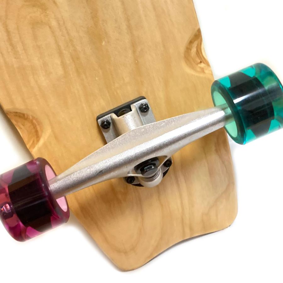 31.5インチ(80cm) セミロング フィッシュテール デッキ ナチュラル 31.5インチ(80cm) セミロング フィッシュテール スケートボード