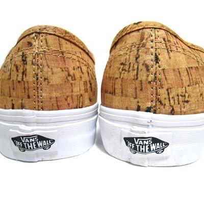 海外モデル VANS AUTHENTIC　CORK　TAN/TRUE WHITE[バンズ オーセンティック コルク模様]｜collc｜03