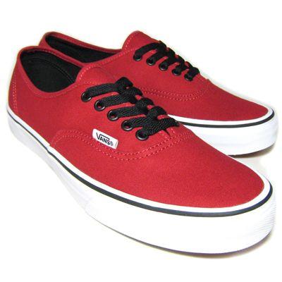 海外モデル VANS AUTHENTIC　CHILIPEPPER/BLACK　[バンズ キャンバス　オーセンティック ]｜collc｜02