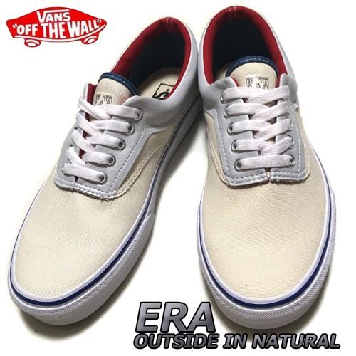 海外モデル VANS ERA OUTSIDE IN NATURAL/STV NAVY/RED[バンズ エラ]｜collc