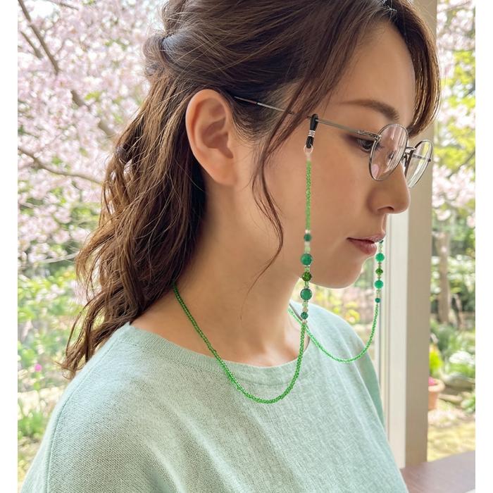天然石グラスコード(眼鏡チェーン) メガネチェーン 眼鏡チェーン メガネストラップ 眼鏡ストラップ グラス