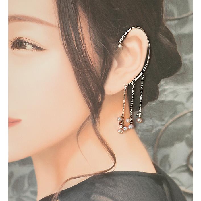 イヤーフック レディース 当店オリジナル 片耳用 商品1点販売 両耳使用可 淡水パール おしゃれ アクセサリー 彼女 妻 嫁 母 女性 誕生日人気 |  | 09