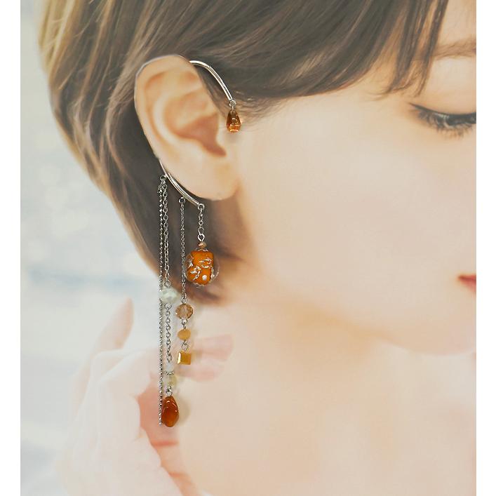 イヤーフック レディース 当店オリジナル 片耳用 商品1点販売 両耳使用可 とんぼ玉 かわいい おしゃれ アクセサリー 彼女 妻 嫁 母 女性 誕生日人気 |  | 10